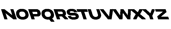 UniforaExpanded ExtraboldRetalic Font UPPERCASE