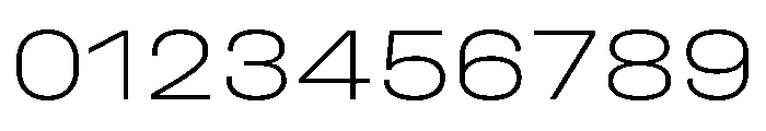 UniforaExpanded Extralight Instance Font OTHER CHARS