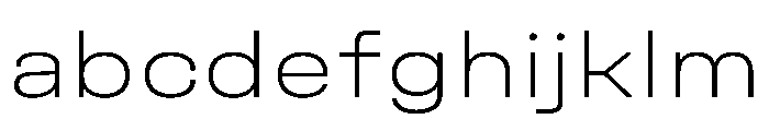 UniforaExpanded Extralight Instance FONT