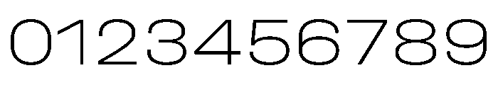 UniforaExpanded Extralight Font OTHER CHARS