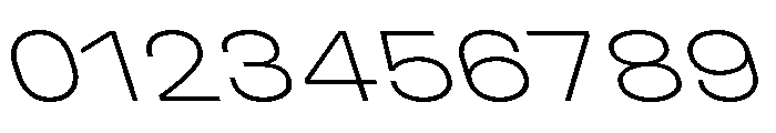 UniforaExpanded ExtralightRetalic Instance Font OTHER CHARS