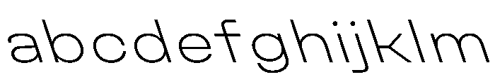 UniforaExpanded ExtralightRetalic FONT