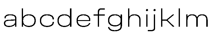 UniforaExpanded Extralight FONT