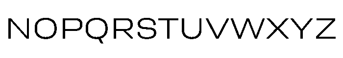UniforaExpanded Light Instance Font UPPERCASE