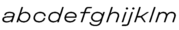 UniforaExpanded LightItalic FONT