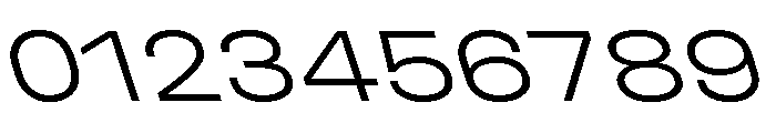 UniforaExpanded LightRetalic Font OTHER CHARS