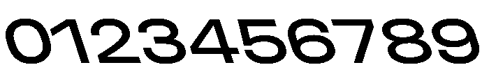 UniforaExpanded MediumRetalic Font OTHER CHARS