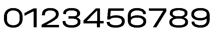 UniforaExpanded Regular Font OTHER CHARS