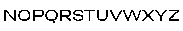 UniforaExpanded Regular Font UPPERCASE