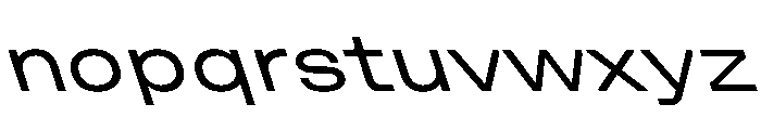 UniforaExpanded RegularRetalic Instance Font LOWERCASE