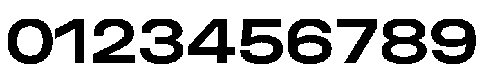 UniforaExpanded Semibold Instance Font OTHER CHARS