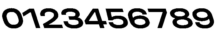 UniforaExpanded SemiboldRetalic Font OTHER CHARS