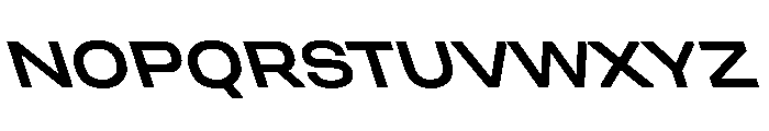 UniforaExpanded SemiboldRetalic Font UPPERCASE