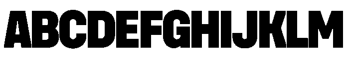UniforaNarrow Black Instance Font UPPERCASE