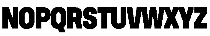 UniforaNarrow Black Instance Font UPPERCASE