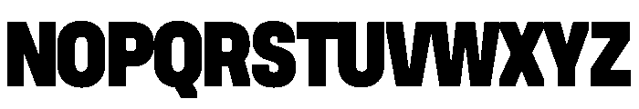 UniforaNarrow Black Font UPPERCASE