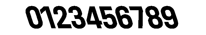 UniforaNarrow BoldRetalic Font OTHER CHARS