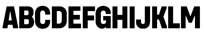 UniforaNarrow Extrabold Font UPPERCASE