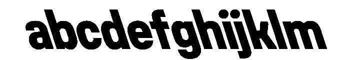 UniforaNarrow ExtraboldRetalic Instance FONT