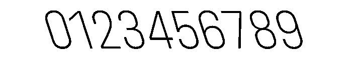 UniforaNarrow ExtralightRetalic Instance Font OTHER CHARS