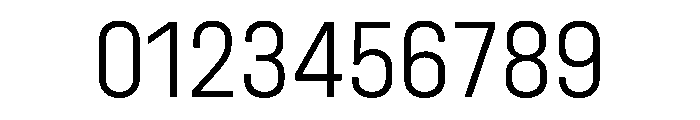 UniforaNarrow Light Instance Font OTHER CHARS