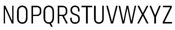 UniforaNarrow Light Instance Font UPPERCASE