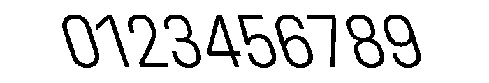 UniforaNarrow LightRetalic Font OTHER CHARS