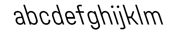 UniforaNarrow LightRetalic FONT