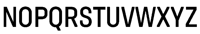 UniforaNarrow Medium Instance Font UPPERCASE