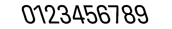 UniforaNarrow RegularRetalic Font OTHER CHARS
