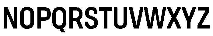 UniforaNarrow Semibold Instance Font UPPERCASE