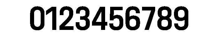UniforaNarrow Semibold Font OTHER CHARS