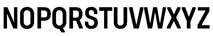 UniforaNarrow Semibold Font UPPERCASE
