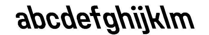 UniforaNarrow SemiboldRetalic Instance FONT
