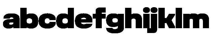 UniforaSemiexpanded Black Instance FONT