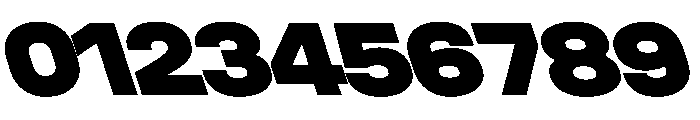 UniforaSemiexpanded BlackRetalic Font OTHER CHARS