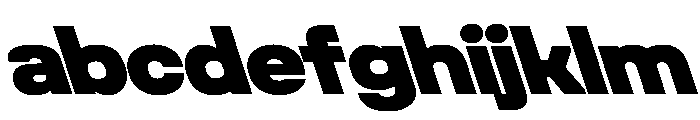 UniforaSemiexpanded BlackRetalic FONT