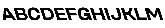 UniforaSemiexpanded BoldRetalic Instance Font UPPERCASE