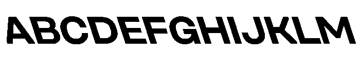 UniforaSemiexpanded BoldRetalic Font UPPERCASE
