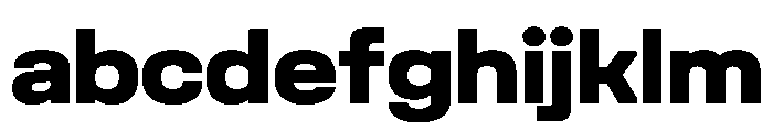 UniforaSemiexpanded Extrabold Instance FONT