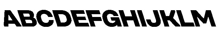 UniforaSemiexpanded ExtraboldRetalic Font UPPERCASE