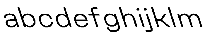 UniforaSemiexpanded LightRetalic Instance FONT