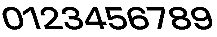 UniforaSemiexpanded MediumRetalic Font OTHER CHARS