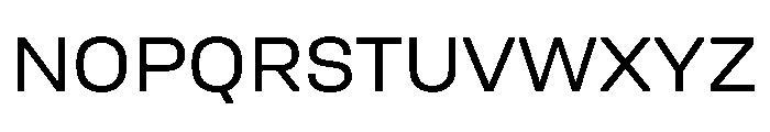 UniforaSemiexpanded Regular Instance Font UPPERCASE