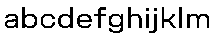 UniforaSemiexpanded Regular Instance FONT