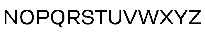 UniforaSemiexpanded Regular Font UPPERCASE