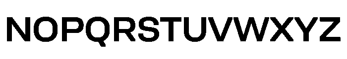 UniforaSemiexpanded Semibold Font UPPERCASE