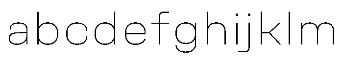 UniforaSemiexpanded Thin Instance FONT