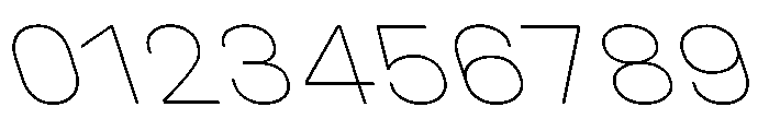 UniforaSemiexpanded ThinRetalic Instance Font OTHER CHARS