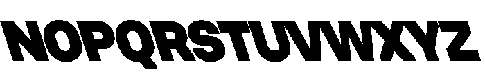 UniforaStandard BlackRetalic Font UPPERCASE